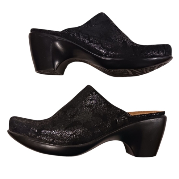 NAOT Eden Dream Lace Paisley Nubuck Mule Clog 38 - Picture 5 of 14